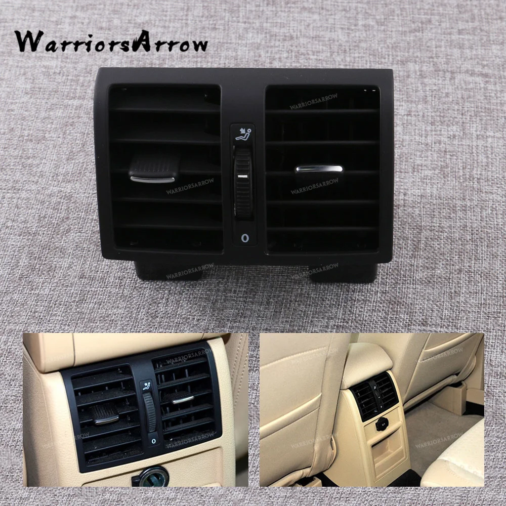 

Black Center Console Rear AC Air Conditioning Outlet Vent For Caddy 2004-2015 Touran 2004 2008 2010 2012 2014 2015 1TD819203A