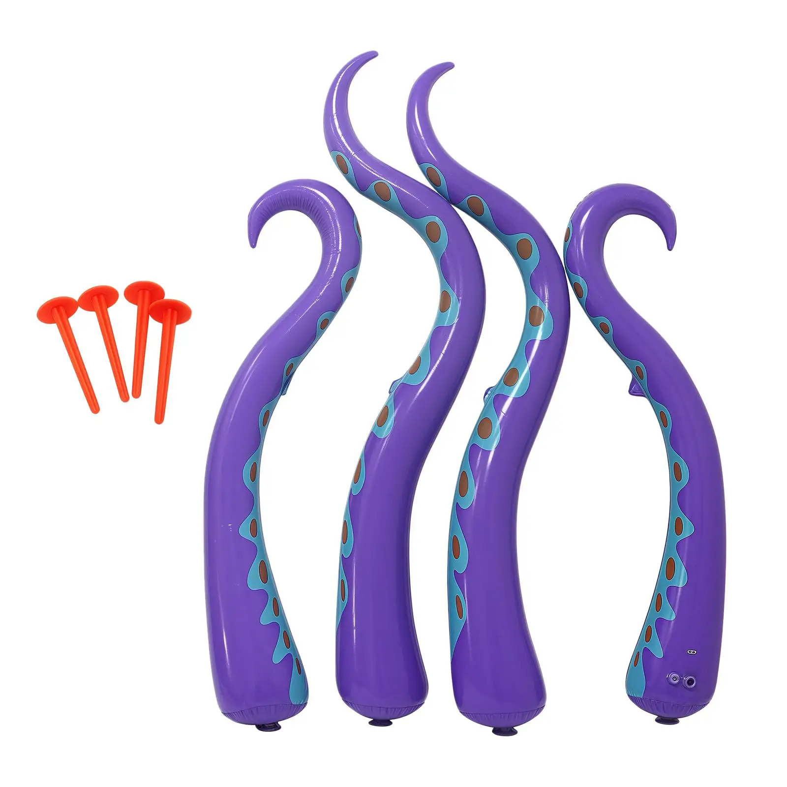 4x Halloween Inflatable Octopus Tentacles PVC Horror Supplies Creative Window Decorations for Door Window Garden Lawn Yard 4x Halloween Inflatable Octopus Tentacles PVC Horror Supplies Creative Window Decorations for Door Window Garden Lawn Yard
