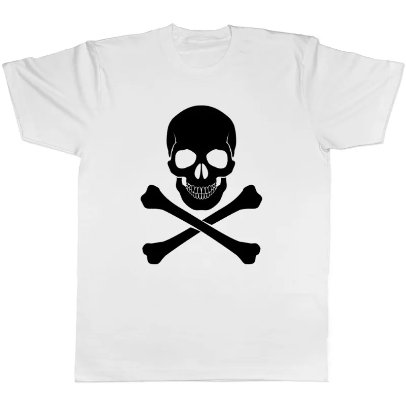 Skull Graphic T-Shirt Men Women Classic Punk Gothic Casual Oversized Short Sleeve Cotton Streetwear Tops