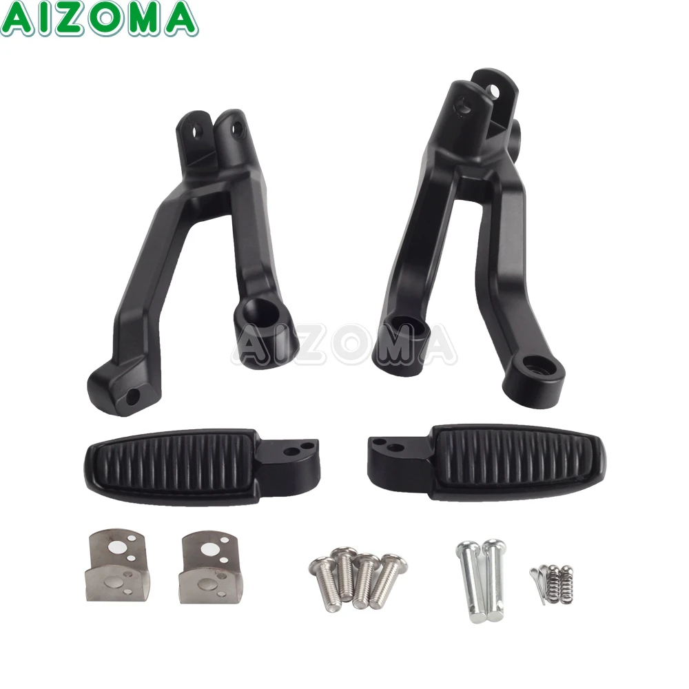 Rear Passenger Footpegs Foot Pegs Mount Supports Pedal Footrest Kit For Harley Nightster 975 RH975 Motorcycle Accessories 2022+