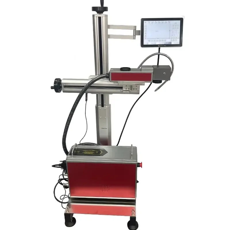 Automatic Fiber Flying Laser Marking Machine for Yaomatec Online Cables Hot Sale Factory Supplied in China