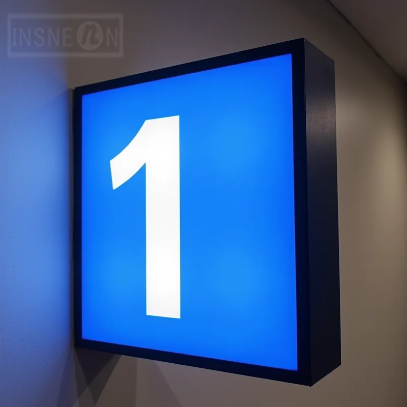 Custom Waterproof LED Light Box Outdoor Business Sign Acrylic Double Sided Storefront Signage Wall Mounted Advertising Display