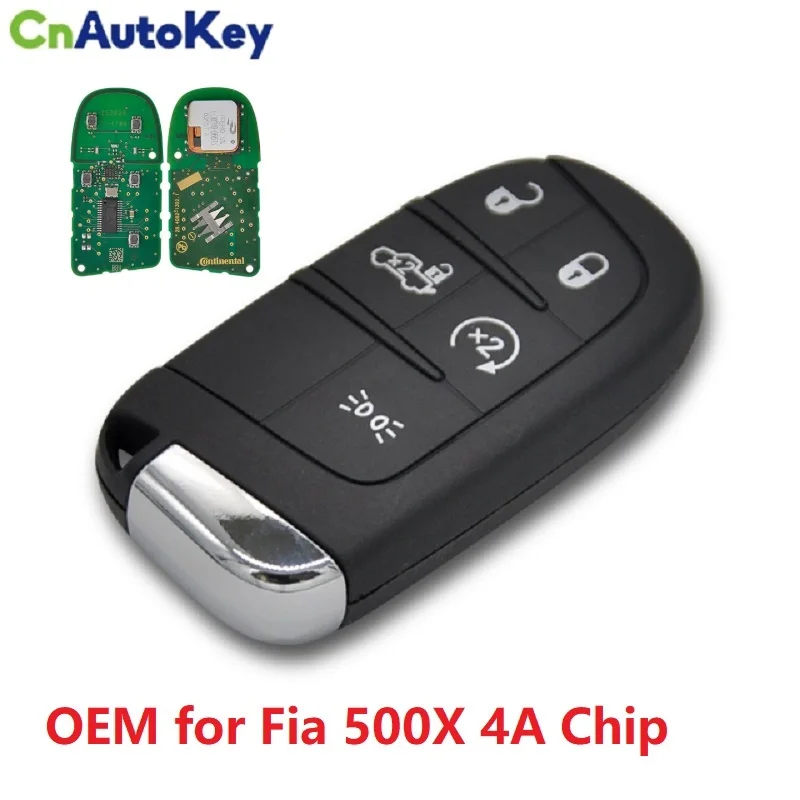

CN017023 Original For Fiat 500 500L 500X 2016-2019 Remote Control Car Key 4A Chip 5 Button 433MHz OEM Key