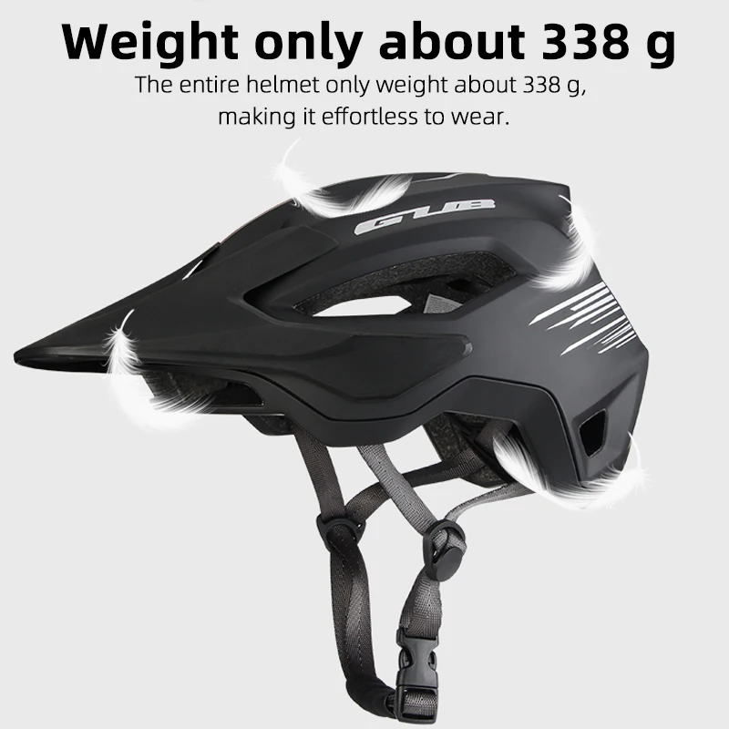 GUB Lightweight Cycling Helmet Adjustable Brim Bike Helmet PC+EPS Integral Molding  Mountain Off-road Bicycle Helmets Men Women