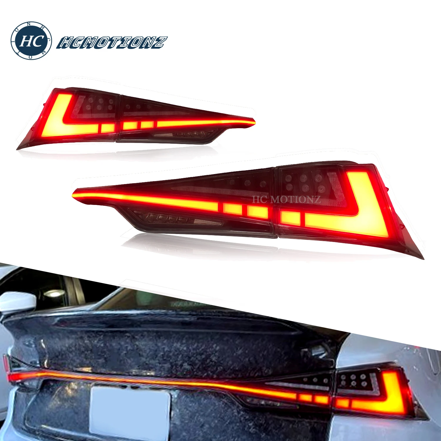 

Factory Direct LED Tail Lights New Animation Start DRL For Lexus IS 250/300/350/300h Rear Back Lamps IS 200t F