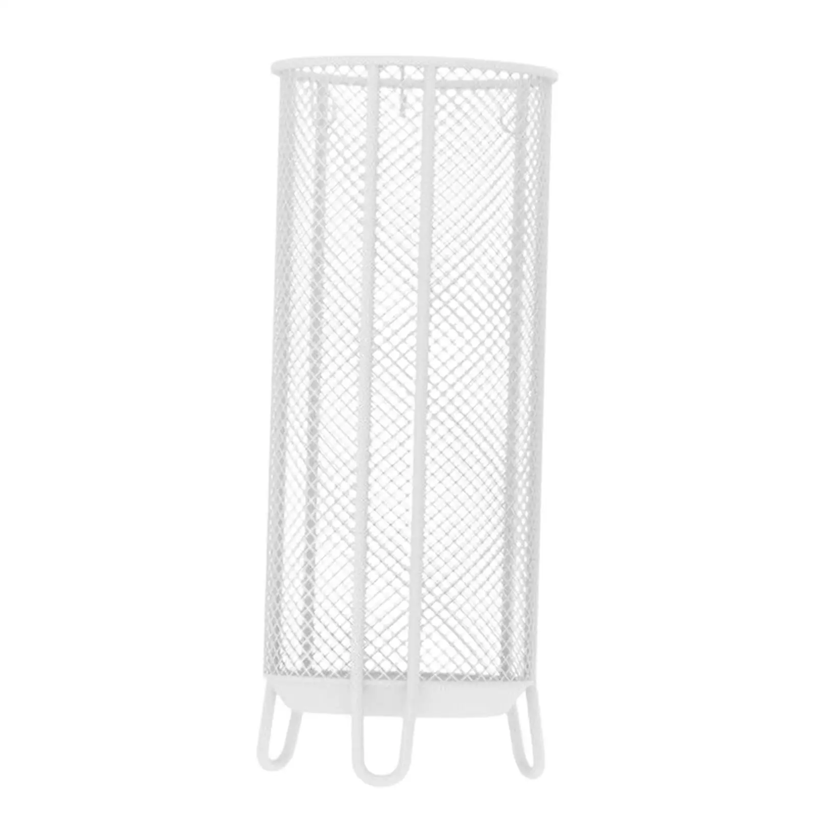 Umbrella Stand Round with Water Tray Bucket Metal Umbrella Holder Storage Rack for Home Office Indoor Household Doorway Entryway