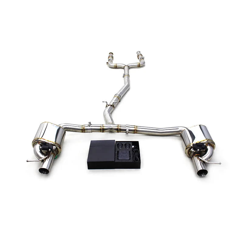 SUS304 Exhaust Pipe System For Mercedes-Benz E43 AMG W213 3.0TT 2016-2018 Electronic Valve Valvetronic Muffler Remote