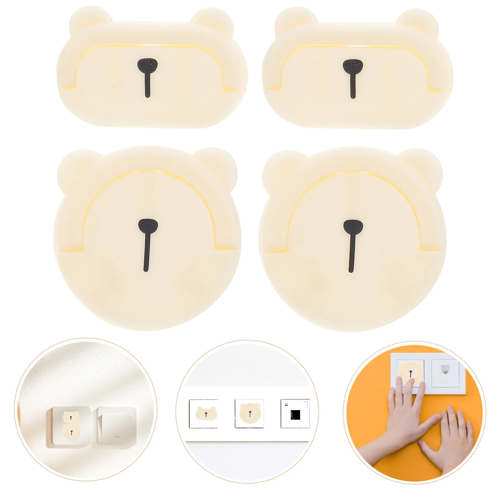 

10Pcs Safety Outlet Covers Babyproof Plug Protectors Child Proof Electrical Socket Covers Kids Safety Protect Outlet Protector