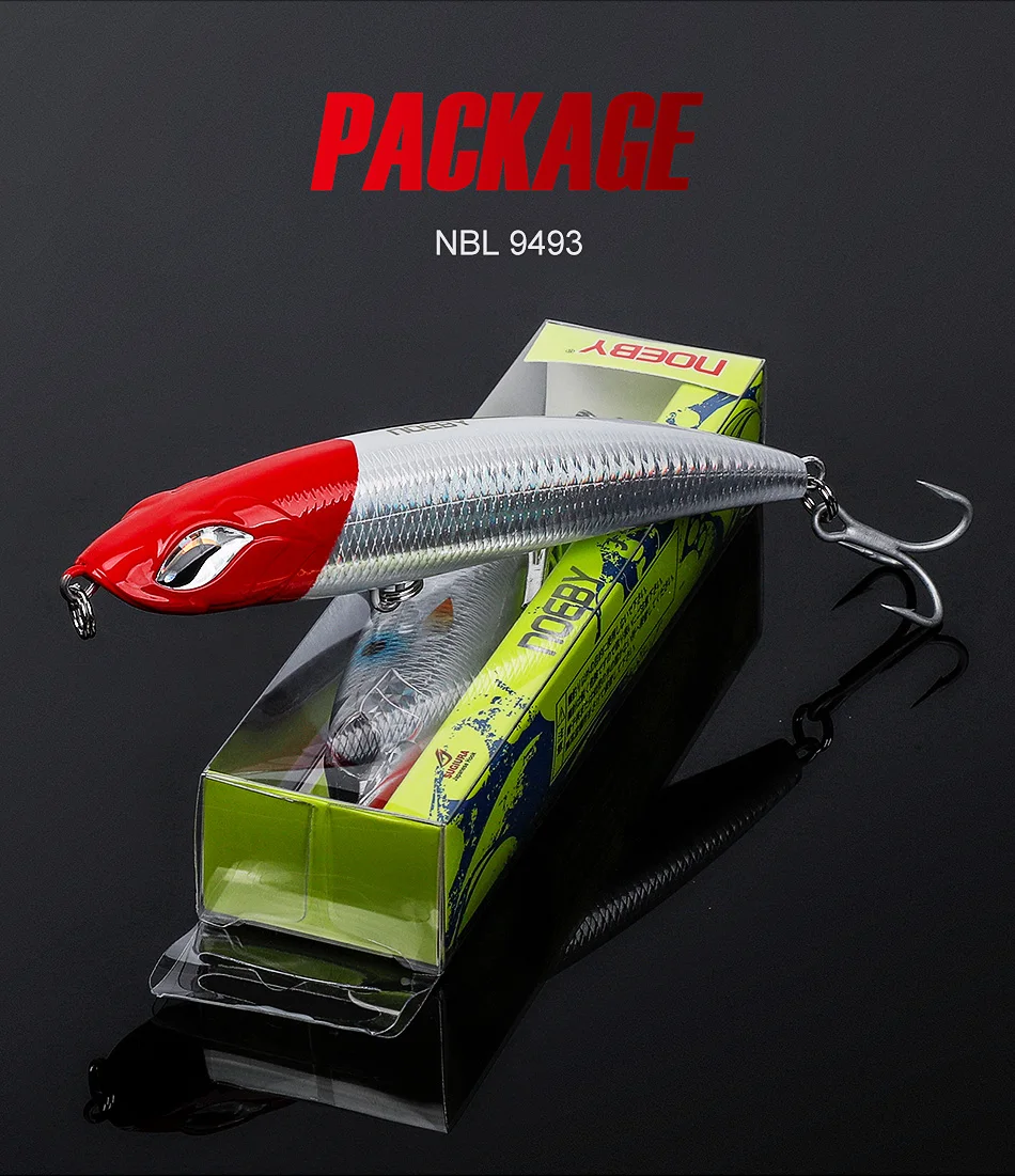 Noeby 115mm 60,5g 150mm 62g 185mm 126,5g Stickbait Sinking Bleistift Angeln Lockt Lange Casting künstliche Köder Meer Angeln Köder – Detail 22