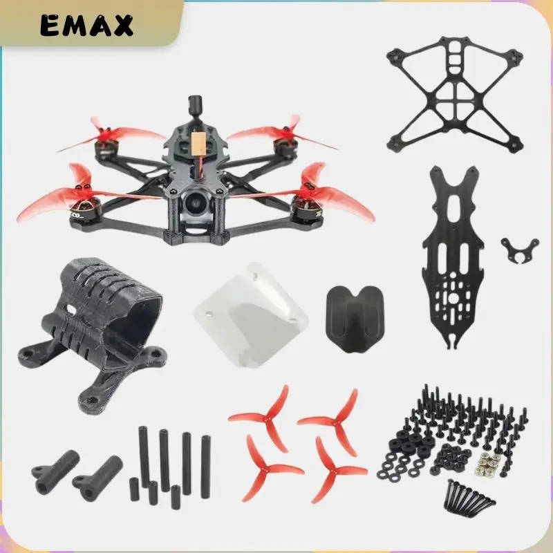 EMAX Nuovo Babyhawk II HD Pezzo di ricambio Sostituzione Piastra superiore/inferiore Staffa per fotocamera Supporto per fotocamera Pacchetto hardware Batteria Pad Elica