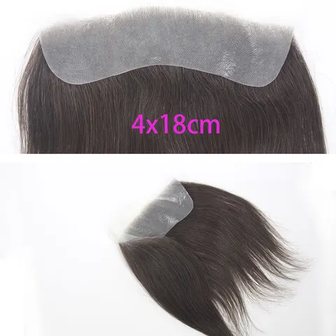 Мужской парик Eseewigs Front Men Toupee темно-коричневый 6 дюймов