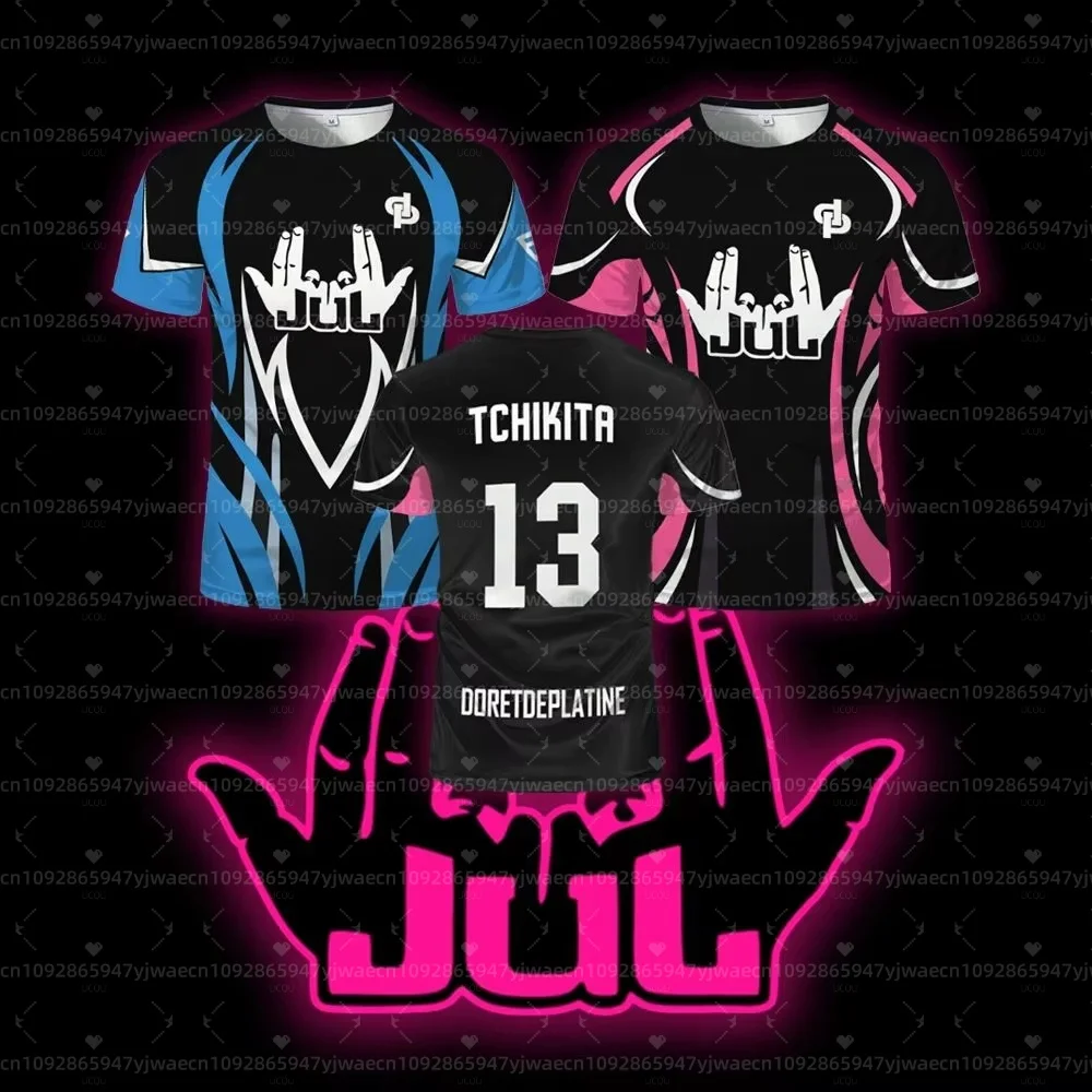 

Новые футболки JUL 2026 для мужчин и женщин: розовые, дышащие, быстросохнущие, для тренировок, футбольные майки DP, летние модные повседневные спортивные топы