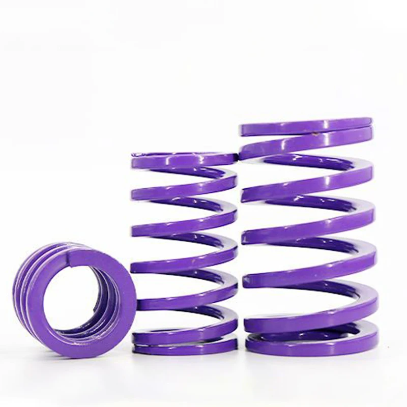 Creamily 1Pcs Purple Coil Mould Spring Spiral Stamping Compression Die Springs Outer Diameter21mm Inner Diameter13mm L80mm