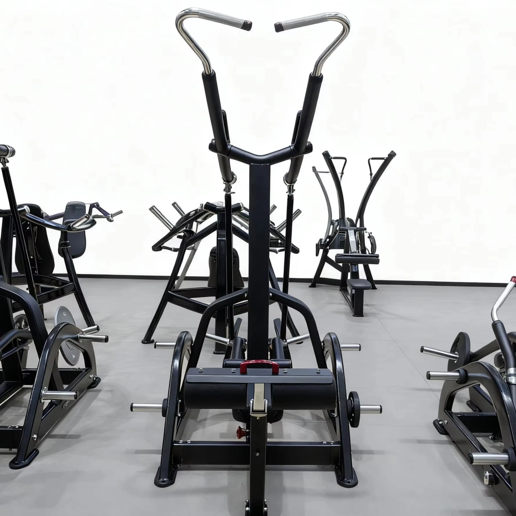 Factory Price Fitness Equipment Plate Loaded Arm Shoulder Muscle Exercise Seated High Row Trainer Lat Pulldown Machine for Gym