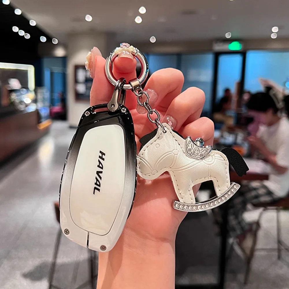 For GWM Haval H10 2026 Smart Remote Key Protective Case Metal Frame Key Cover Stylish Car Key Holder For Men Women