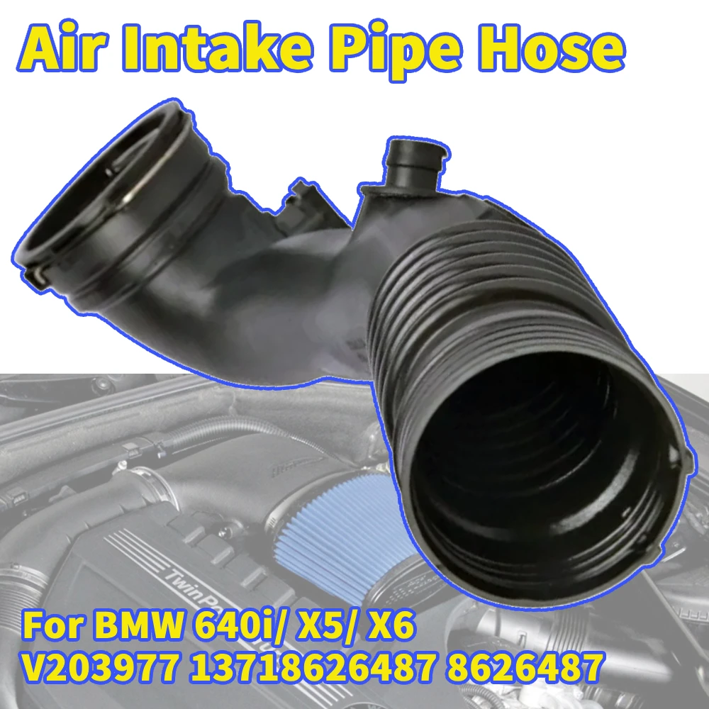 

13718626487 Turbo Charged Air Intake Hose For BMW 6 Series 640i F13 L6 3.0L Coupe 2016-2018 Engine Air Duct Intake Hose V203977