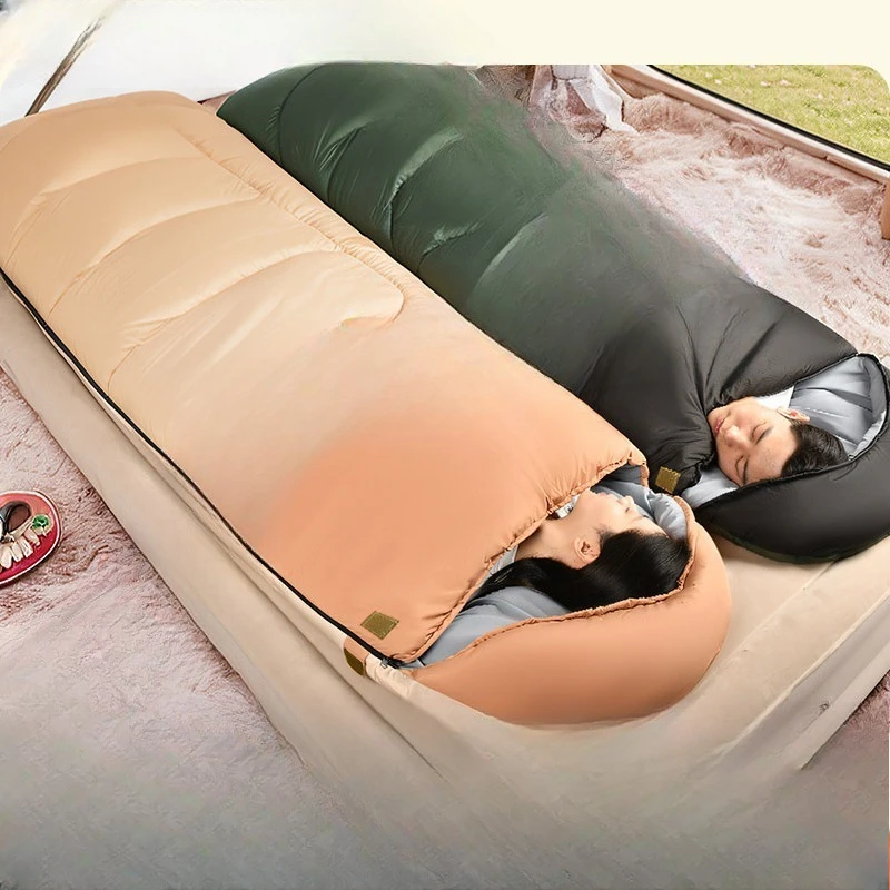 Sleeping bag Adult winter thickened cold-proof outdoor camping four-season universal car single office quilt
