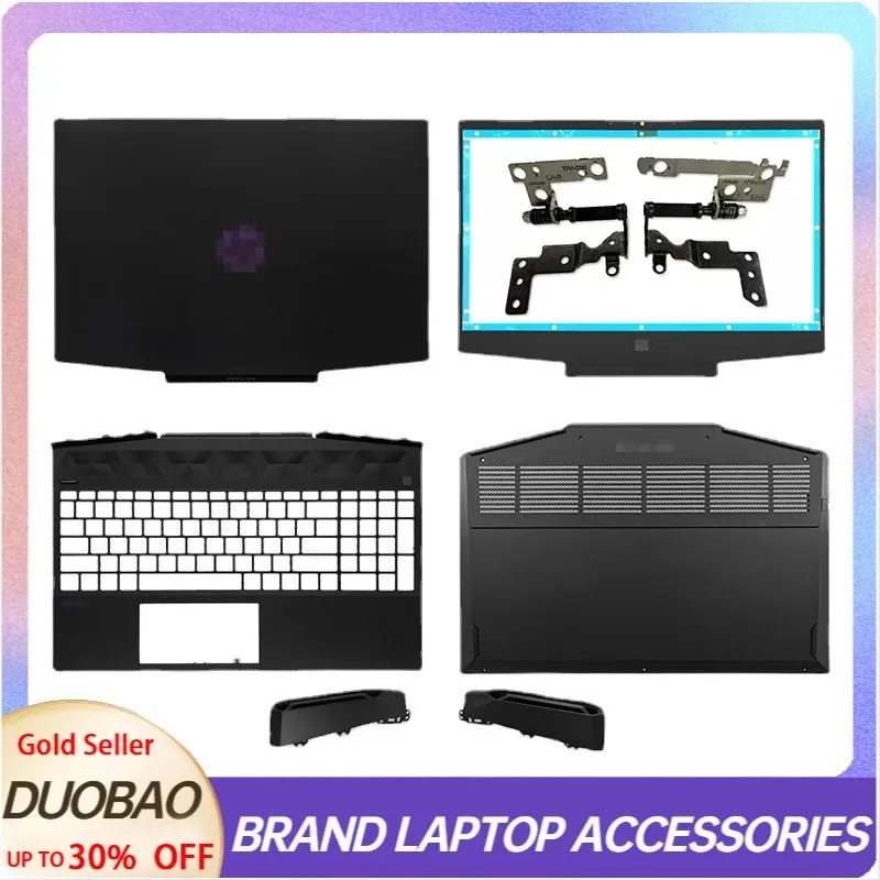 

NEW For HP Pavilion 15-DK Laptop Case Cover Series LCD Back Cover/Front bezel/Hinges/Palmrest Upper Case/Bottom Case L57174-001