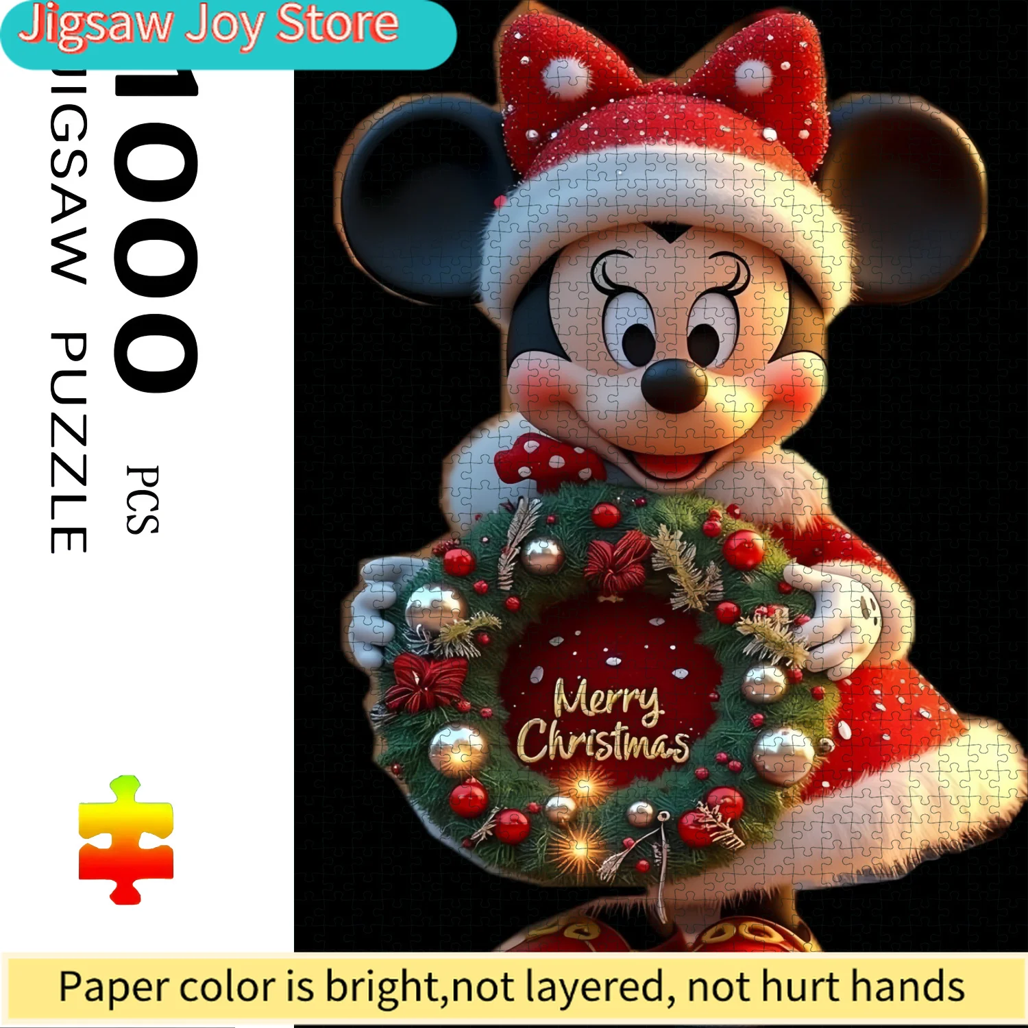 

Набор изысканных бумажных головоломок в рождественской тематике — большая интерактивная игра для взрослых и всей семьи