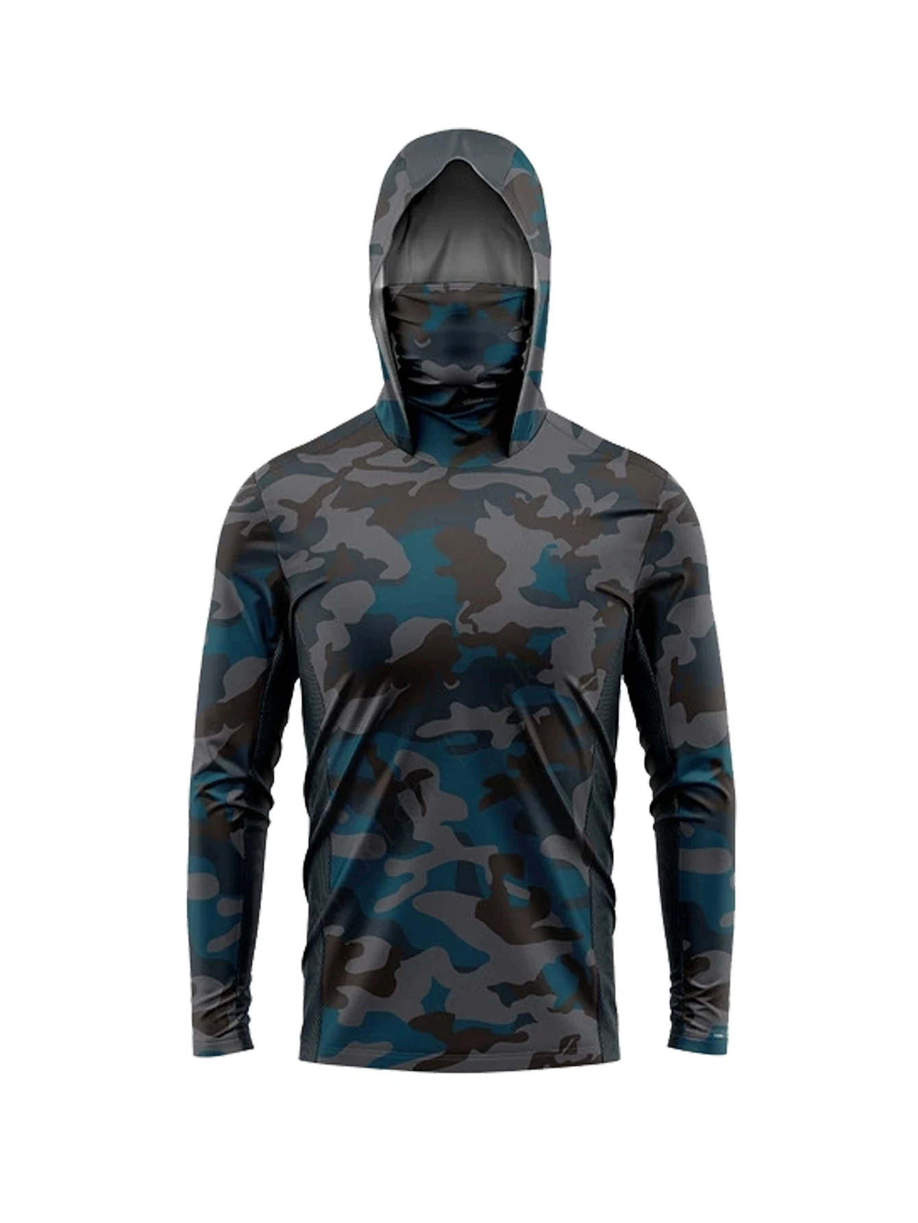 UPF50+ Sun-Protective Men Fish - Fishing Hoodie 评论和价格