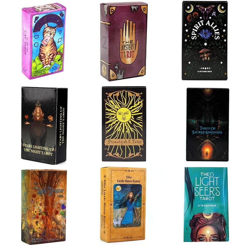 The Mystery Tarot Card Deck Gravity Falls Inspired 78 Card Deck Witchy Beginner Tarot