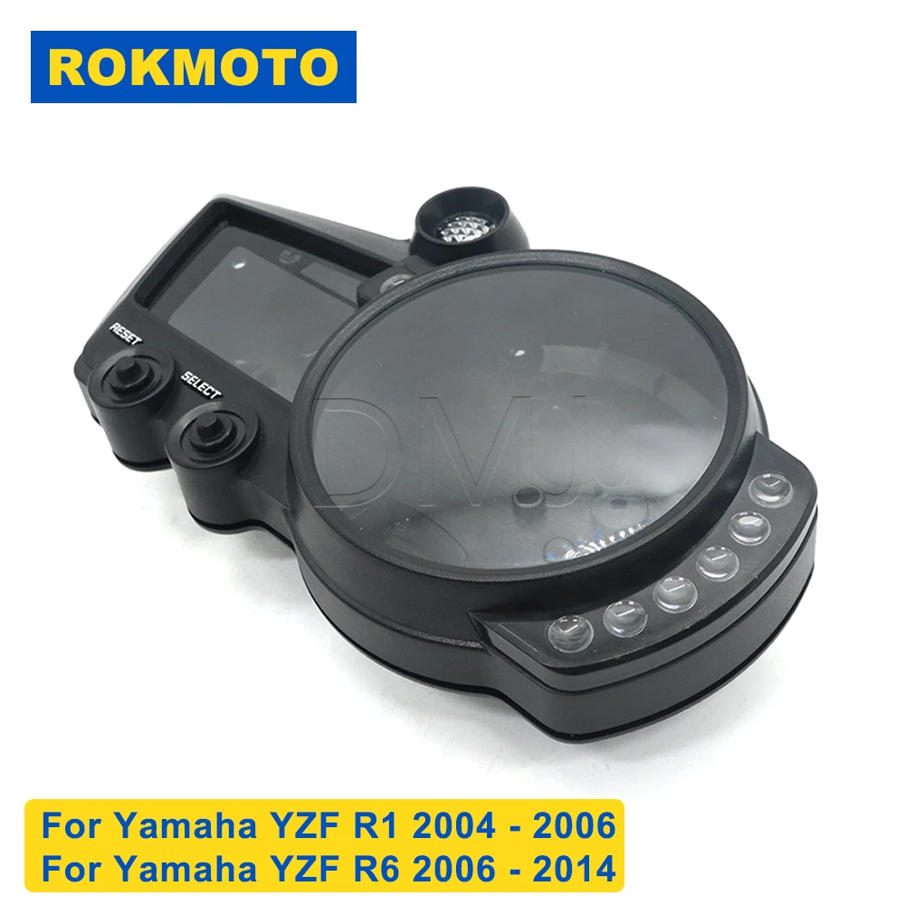 For Yamaha YZF-R1 YZF-R6 R1 R6 R6S 2002-2009 Motorcycle Accessories Speedometer Tachometer Gauge Case Cover Instrument Shell
