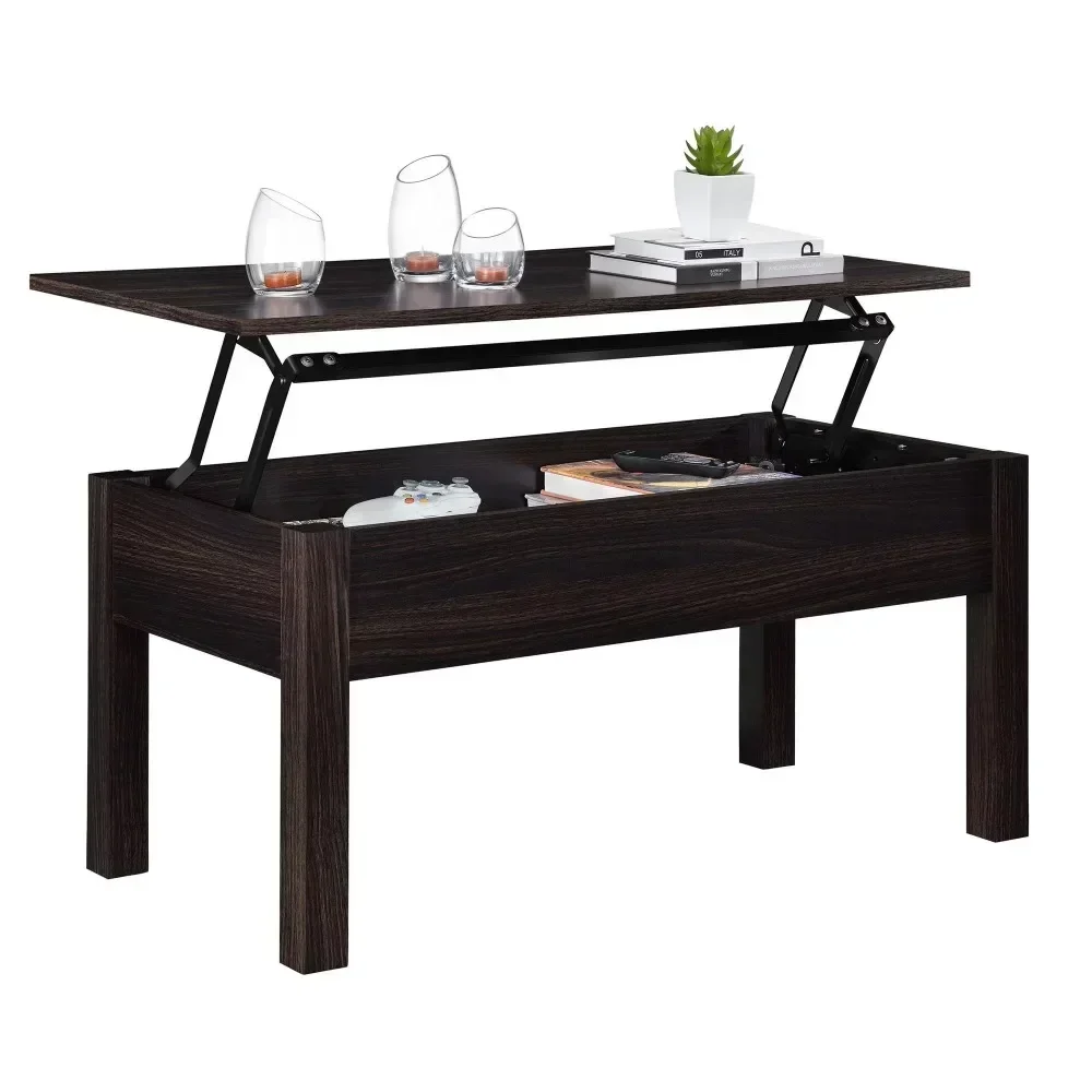 Lift Top Coffee Table for Living Room Espresso Lift Top Furniture Sofa Tea  Cafe