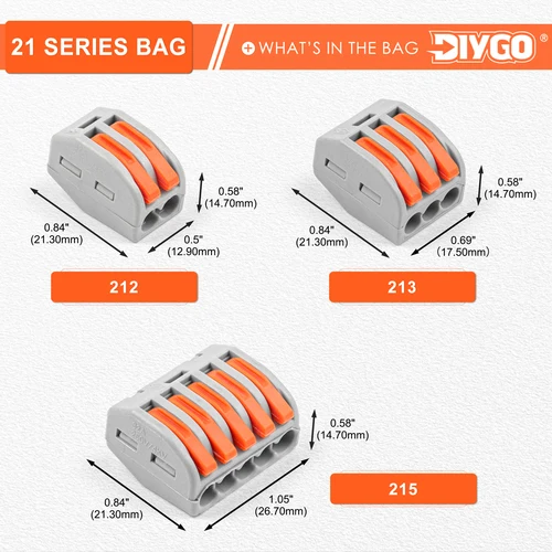 Imagen 2 del producto 50 unids/bolsa 41 palanca conector Conductor de Cable rápido Universal 2/3/4/5/8 abrazadera de puerto Terminal de cableado push-in electrodomésticos