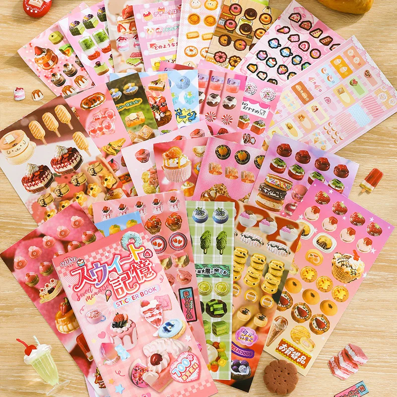 

25 листов/упаковка, наклейки-плёнки для вырезания, винтажные материалы с пищевыми мотивами для скрапбукинга, украшения для телефонов, DIY-декорации, карточные коллажи