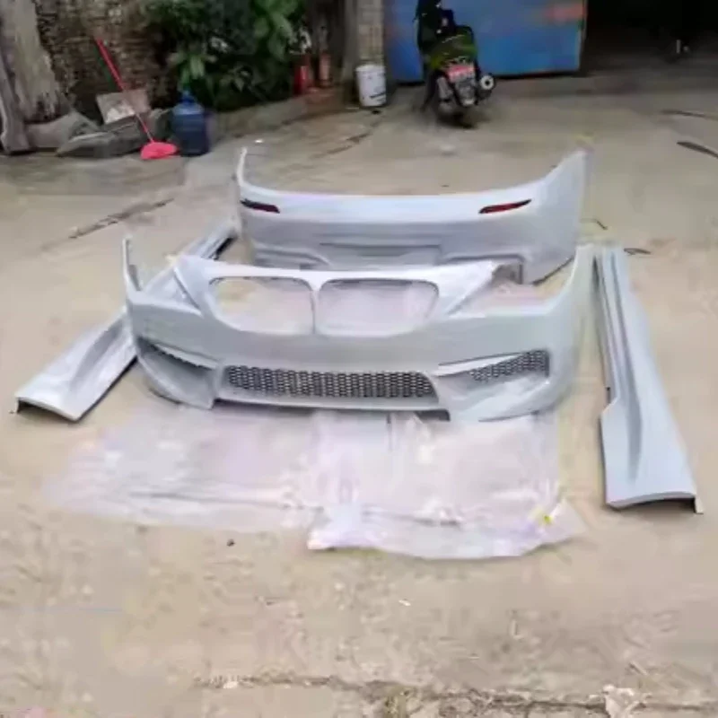 Unpainted Front Rear Bumper Side Skirt For BMW 6 Series E63 630i 650i 04-09 Modified New Style Surround Body Kit Car Accessories