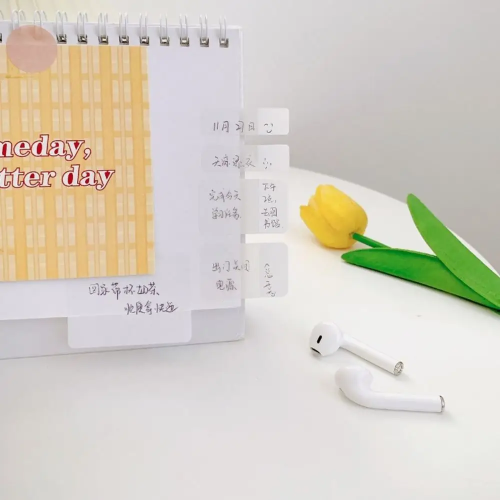Planning White Sticky Notes To Do List Bookmark Index Tabs Stickers Keypoints Marker Reading Index Memo Pads School