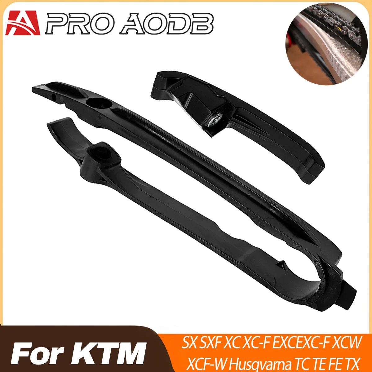Motorcycle Chain Slider Guard Swingarm Guide For HUSQVARNA TC TE FC FE TX FX GAS GAS EX EC ES MC 125 150 250 300 350 450 500