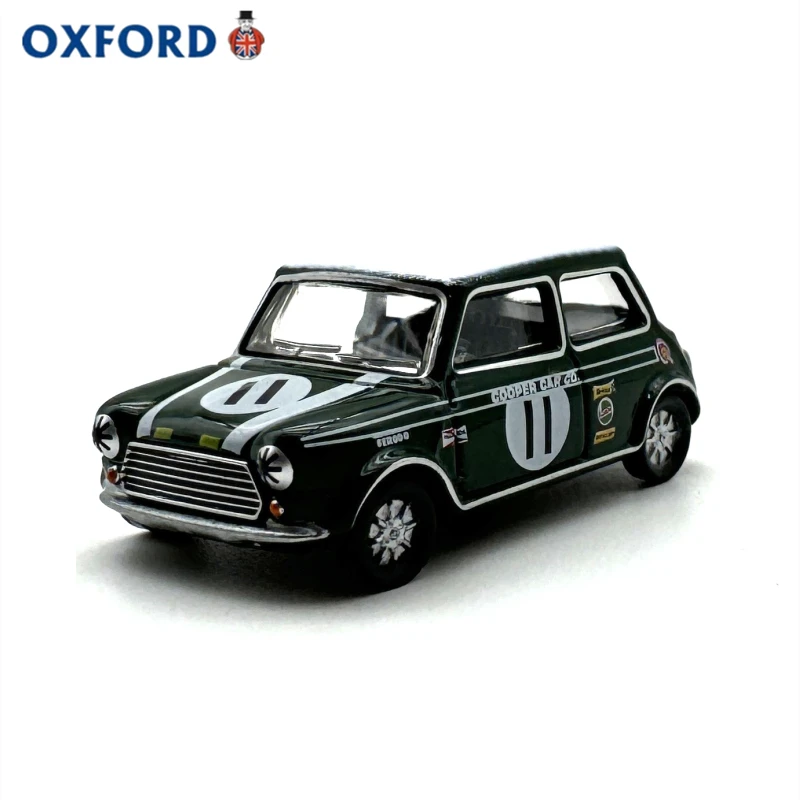 Diecast oxford escala 1:76 bmw mini coopers 1968 liga modelo de carro brinquedo colecionável presente lembrança exibição ornamento