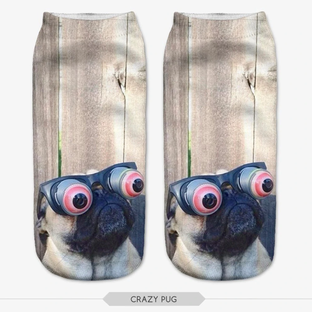 Neue 3D-Gedruckte Trendige Unisex Niedrige Knöchelsocken, Damen Casual Tier-Socken, Weihnachtsgeschenk, Dropshipping – Detail 4