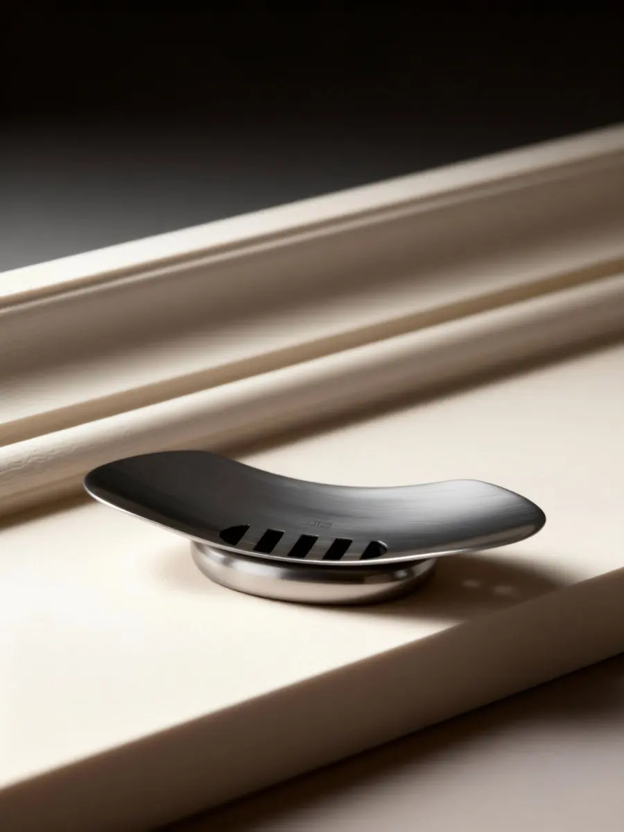 Round Stainless Steel Soap Box Double Layer Draining Soap Holder Bathroom Shower Tray Food Grade Metal Wire Drawing