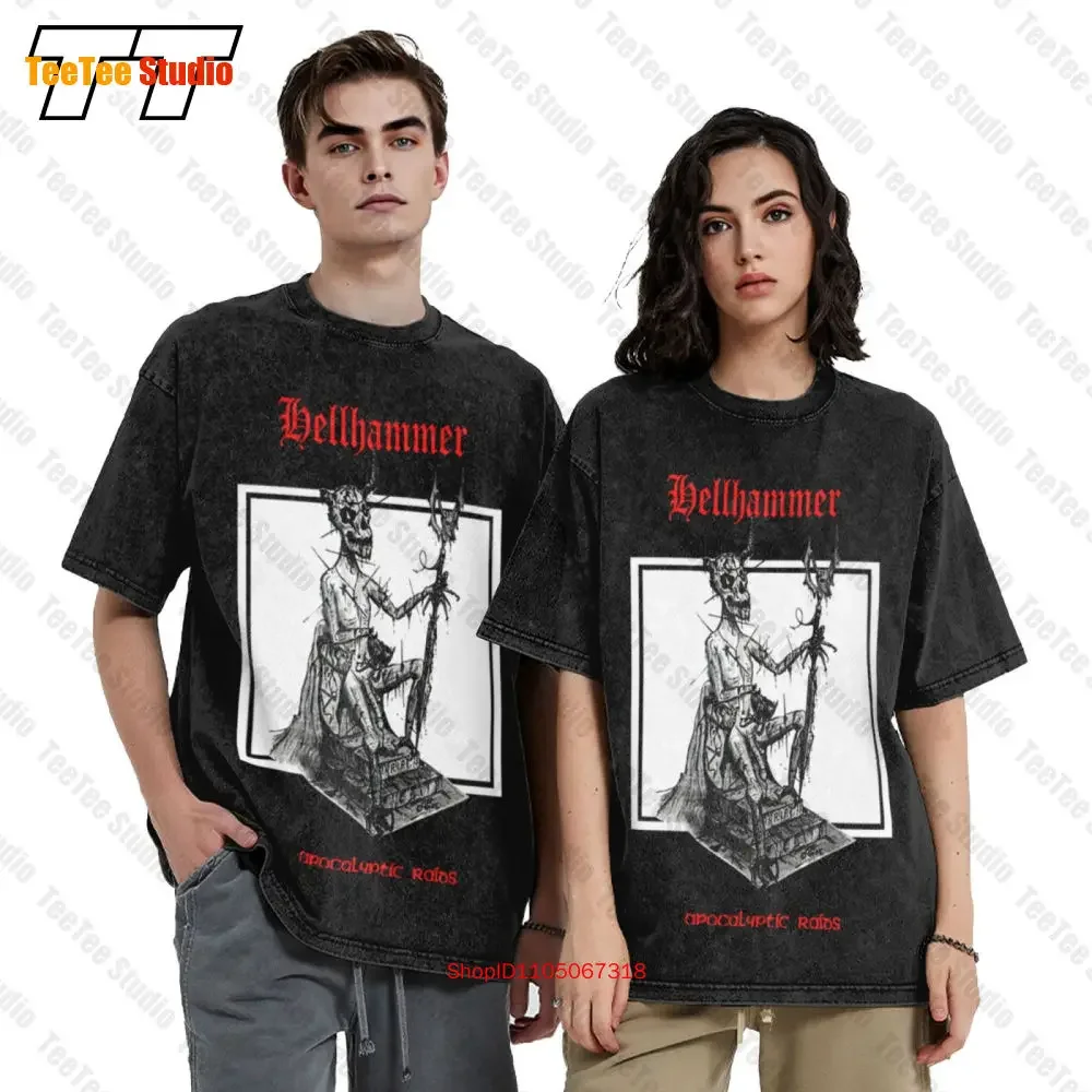 Hellhammer Apocalyptic Raids Band Vintage Oversized T-Shirt MEU6