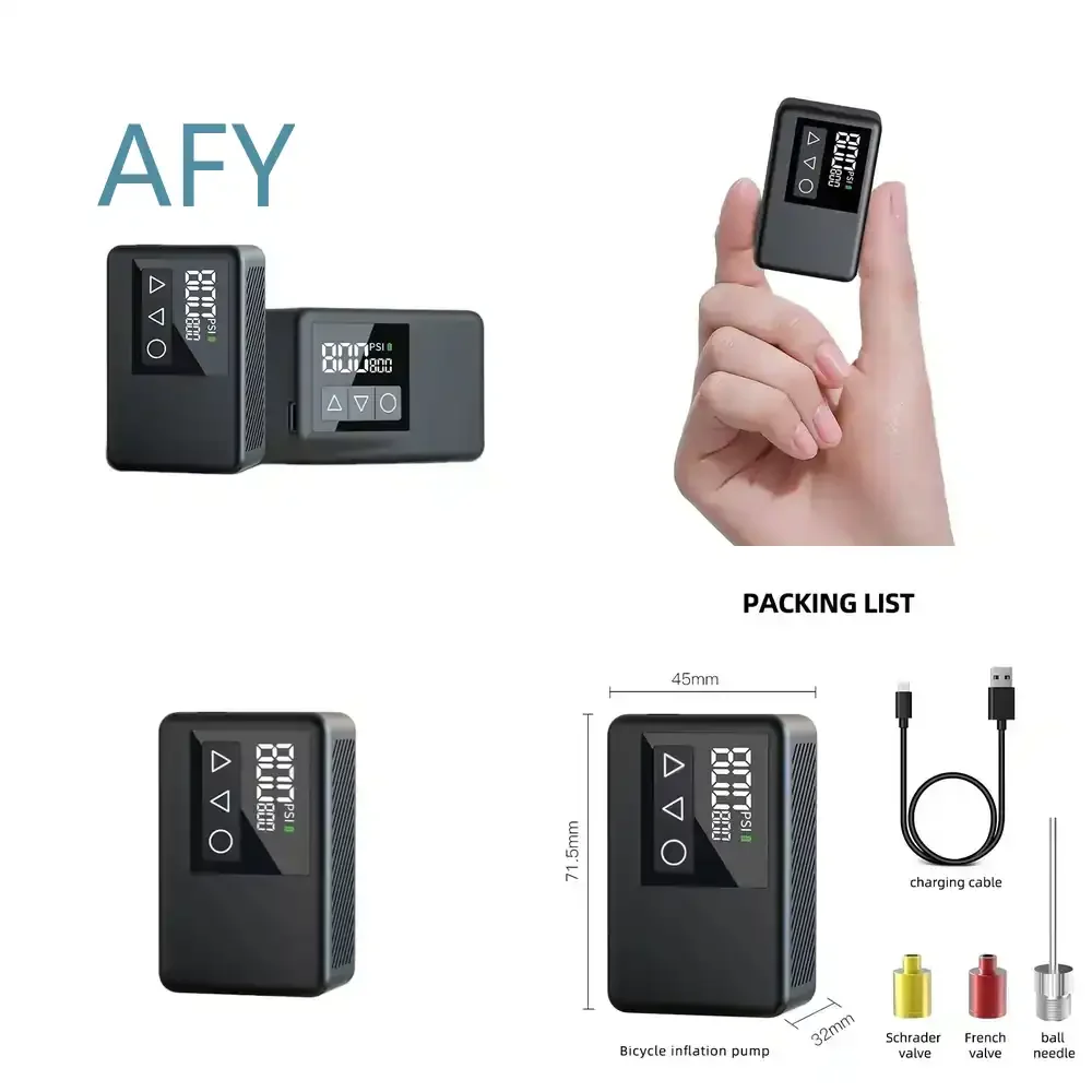 Brushless Classic Pump for Portable Electric 2 Wheels Tire Pump Digital Smart Automatic Bicycle Wireless Air Compressor for E