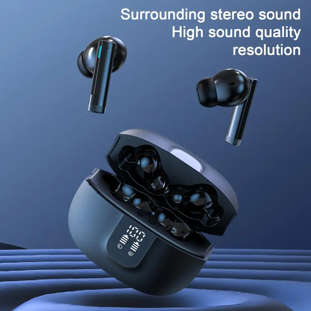 

Bluetooth-compatible 5.3 Chip Headset Immersive Wireless Earbuds with Sound Noise-cancelling Bluetooth-compatible Headphones