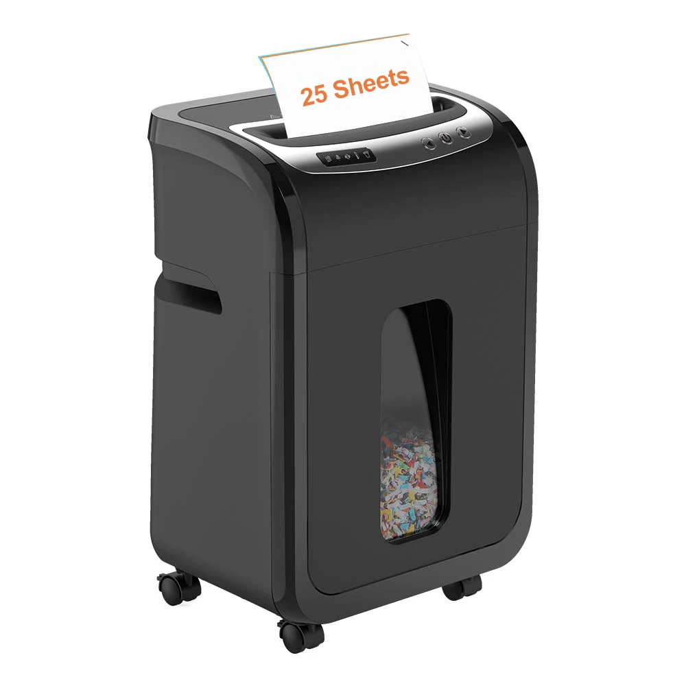 device shredder paper machine p-5 p-7 18 20 25 sheets a4 electric large commercial heavy duty 24 paper shredder machine office