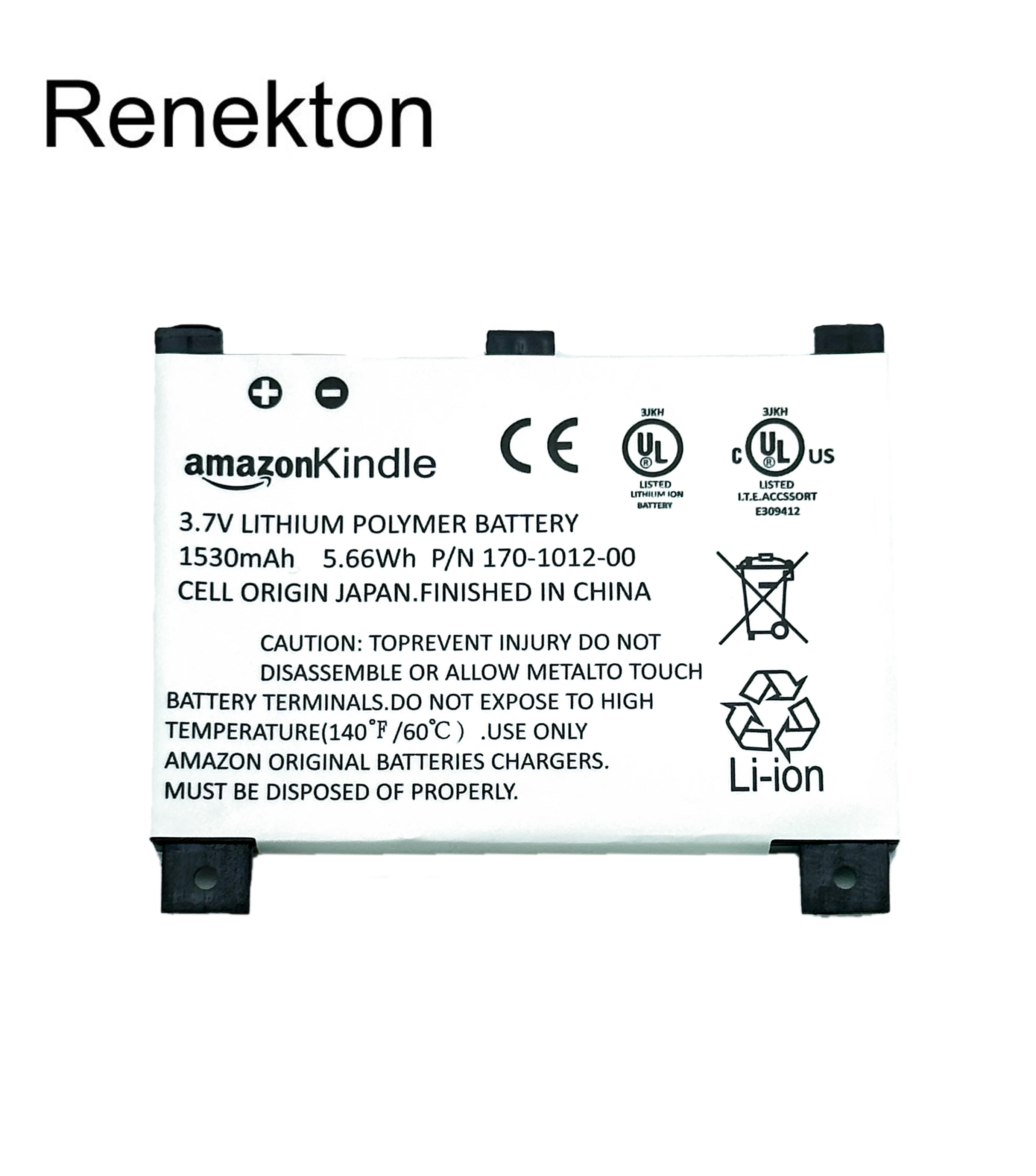 S11S01B E-book, E-reader Battery For Amazon Kindle 2 & Kindle DX DXG D00511 D00701 D00801 170-1012-00 Batteries