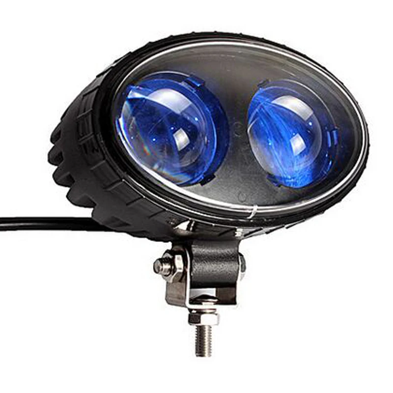 SXMA LED6208B Worklight Additional Lamp Set Waterproof Blue Light, Driving Light Lamp Spotlight for Tractor /Excavator 8W 10-30v