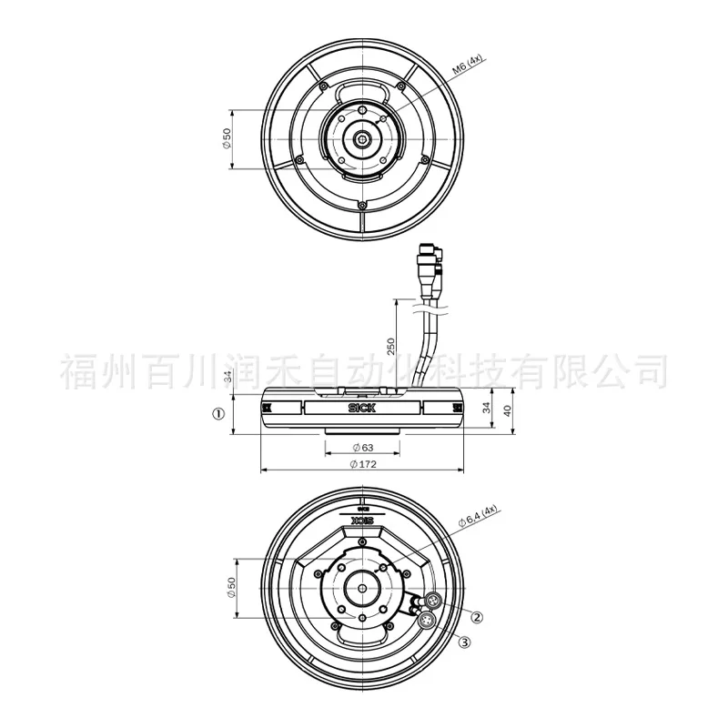 SICK Security System EOAS170T-P01 Human-Machine Collaboration 1129419 Configuration Intuitive Original Genuine