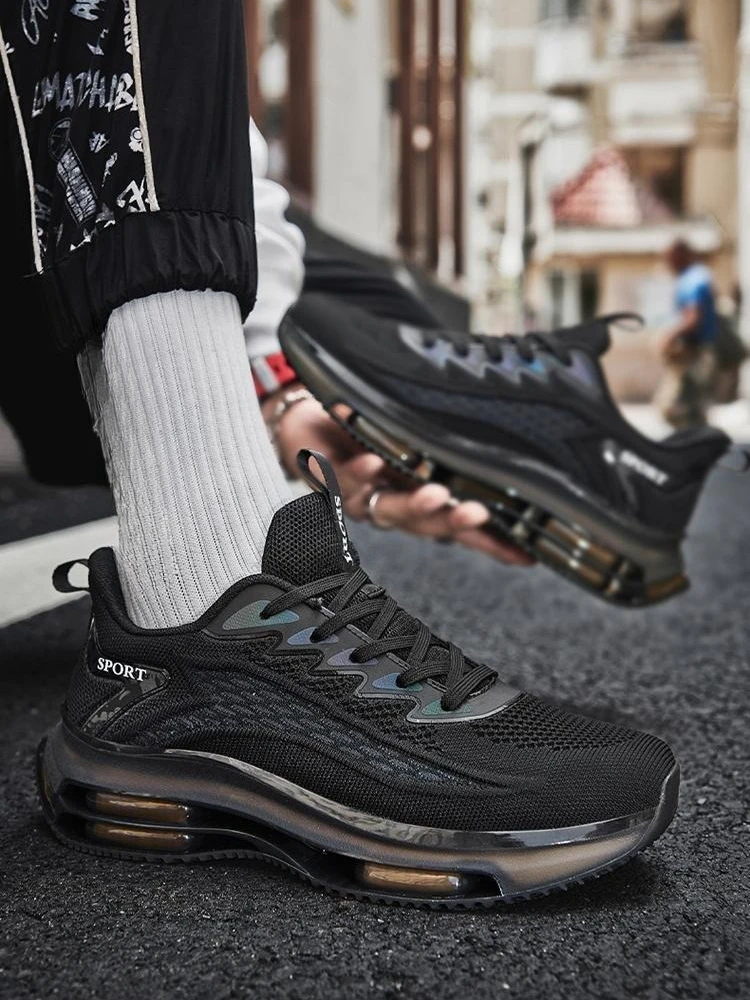 

Низкая спортивная обувь с мягкой стелькой для мужчин, сетчатый верх для пешего туризма, трекинга, легкие дизайнерские повседневные кроссовки, распродажа