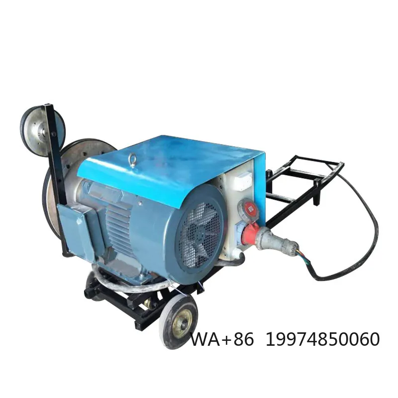 Rope Wheel Foam Multi Part Stone Marble Quarry Pulley Rock Cutting Diamond Wire Saw Machine