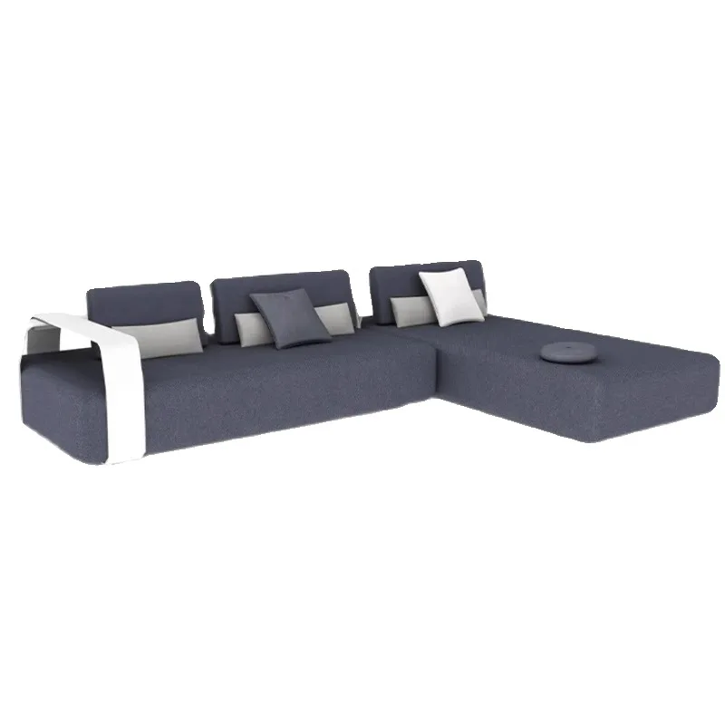 أريكة خارجية فندق فيلا فناء حديقة سبائك الألومنيوم مكشوفة مجموعة شرفة مصمم قسم مبيعات المقعد #1