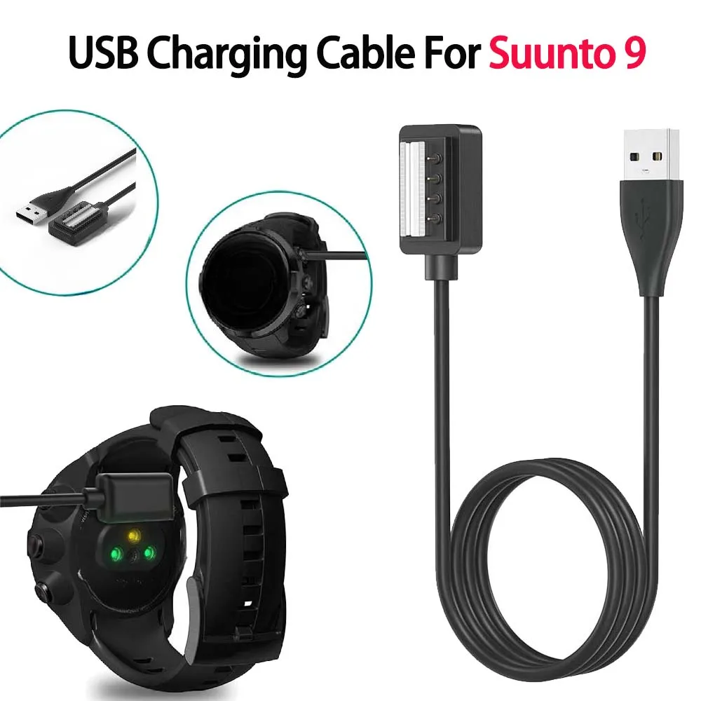 

USB Charging Dock For Suunto 9 / Baro Suunto9 Smart Watch Portable Power Adapter For Spartan Ultra HR Charger Cable Accessories