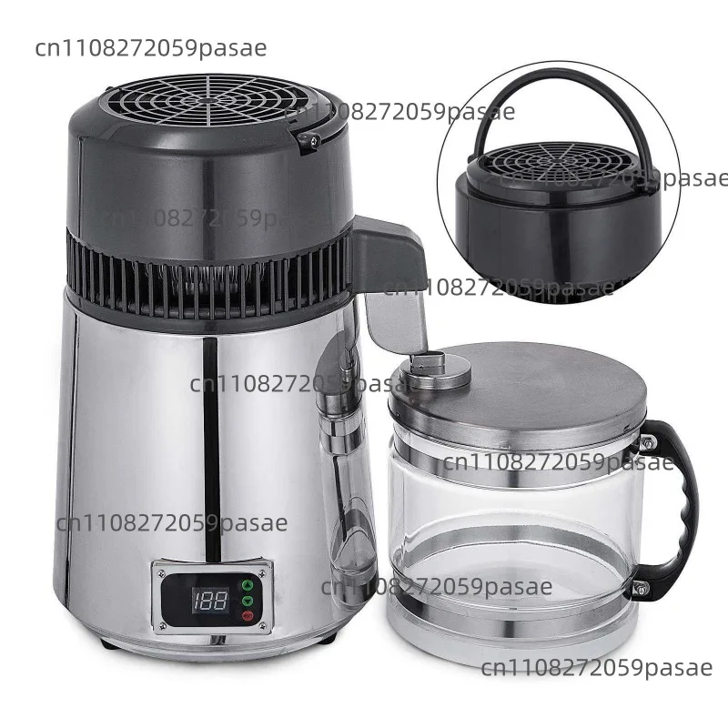 New Distilled Water Machine SC-3 Stainless Steel Bright Silver Distilled Water Machine with Temperature Control