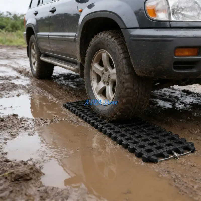 

U13C Flexible Tire Safety Guards Adjustable Rubber For Improved Pavement Control