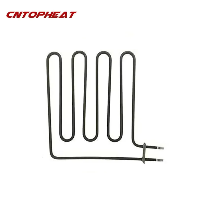 Aquecedor tubular 220V 2KW Elemento de aquecimento de forno de ar quente de aço inoxidável para sauna/fogão/forno