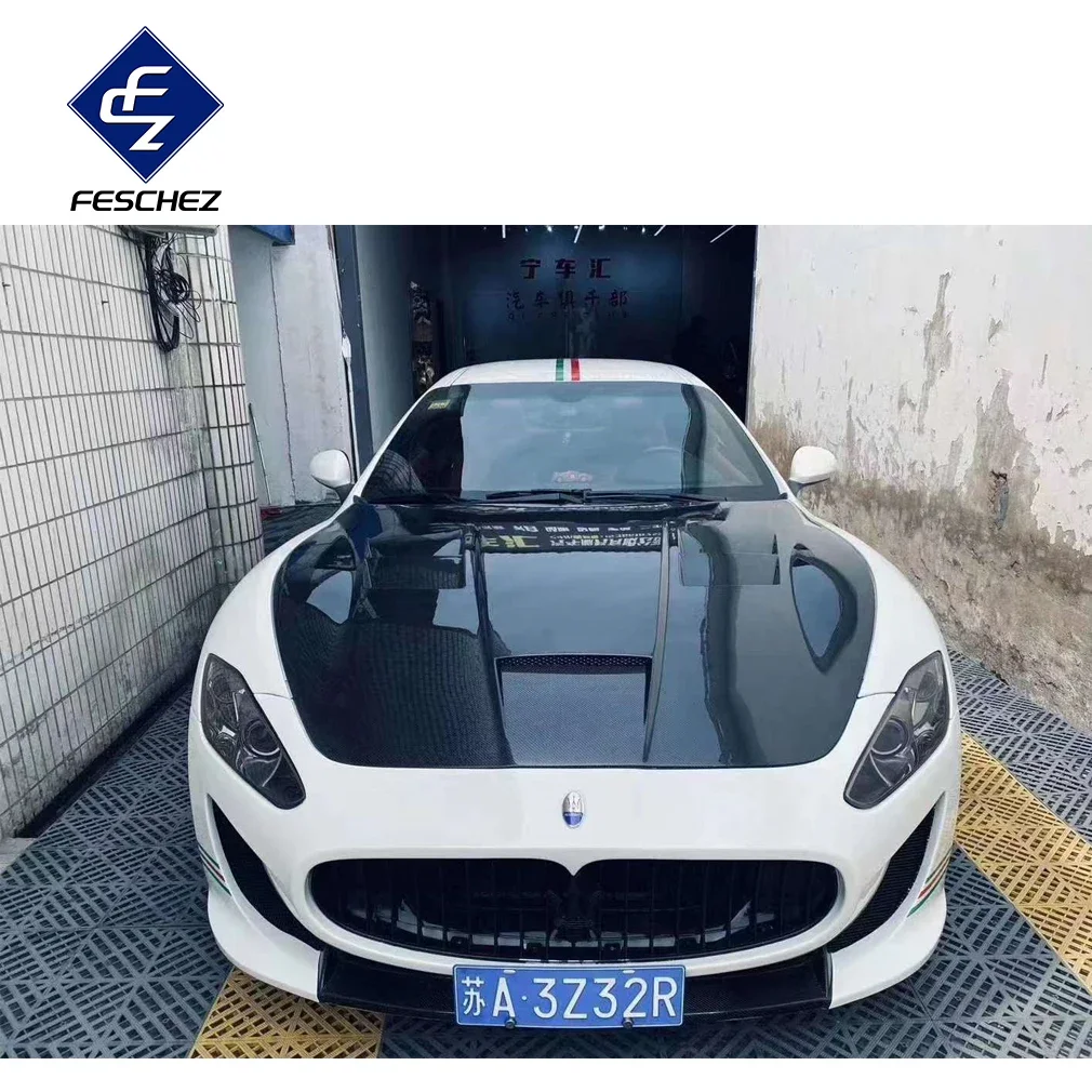 Hot Selling 3k True Carbon Fiber Engine Hood For Maserati Gt Gts 13-15 Car Accessories